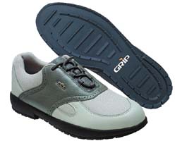 Grip ATAC Spikeless Golf Shoe: Light Grey/ Dark Grey M676