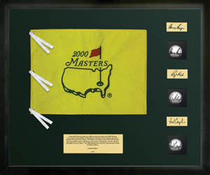 Masters Champions -- 3 Autographed Tournamnet Used Golf Balls