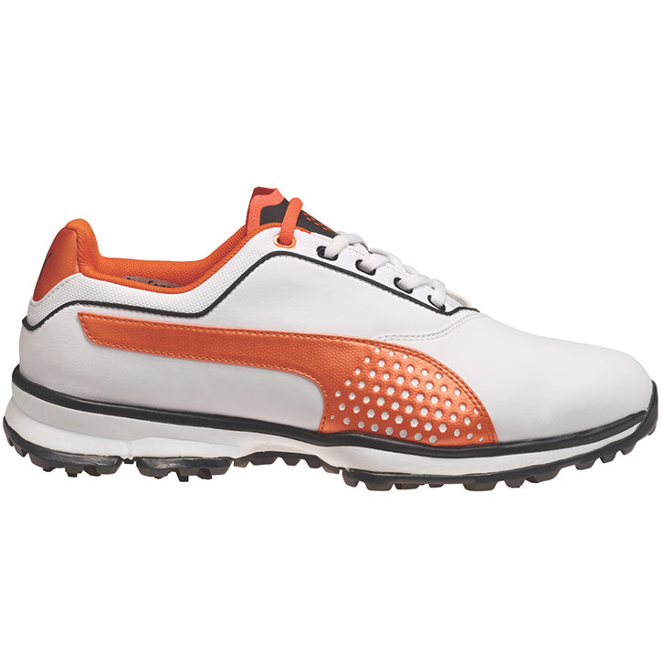 Puma TitanLite Mens Golf Shoes - White/Orange