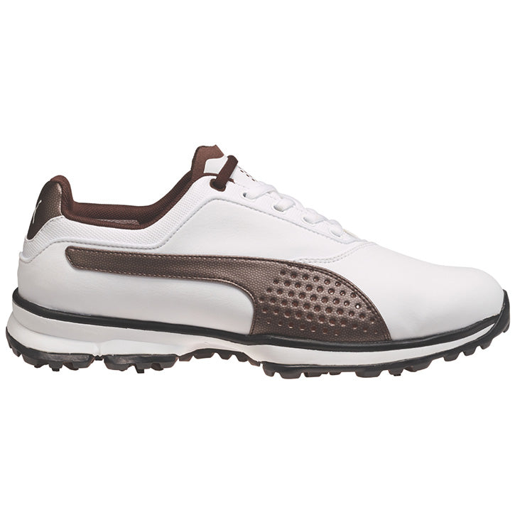 Puma TitanLite Mens Golf Shoes - White/Chestnut