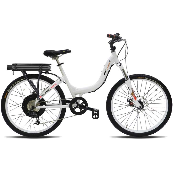 ProdecoTech Stride 500 V5 Electric Bicycle - White/Black