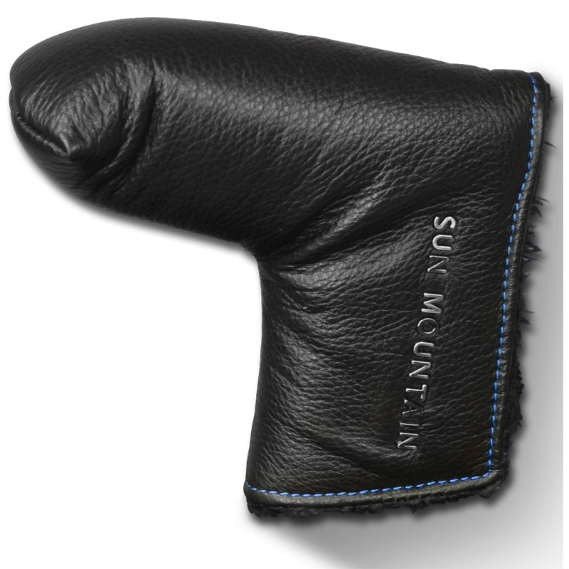 Sun Mountain Leather Putter Cover - Black/Cobalt