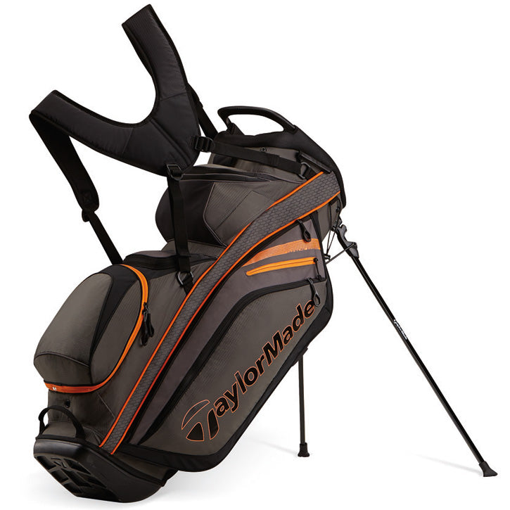 2016 TaylorMade Supreme Hybrid Stand Bag - Gray/Orange