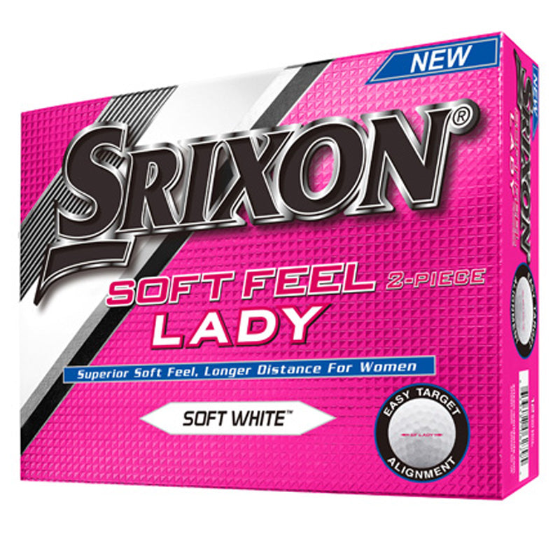 Srixon Soft Feel Lady Golf Balls (Dozen) - Soft White