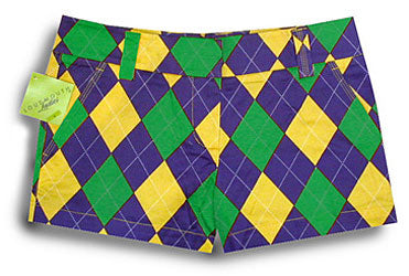 Loudmouth Golf Womens Mini Shorts - Carnivale