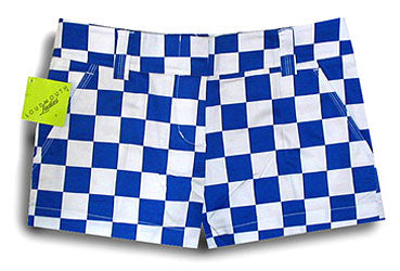 Loudmouth Golf Womens Mini Shorts - Derby Chex
