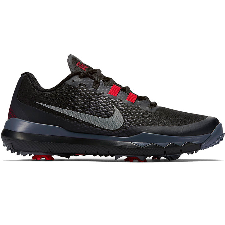Nike TW15 Golf Shoes - Wide Black/Red/Grey