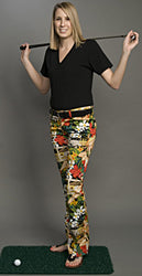 Loudmouth Golf Par Three Pants Aloha