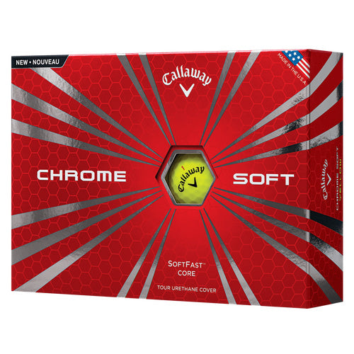 Callaway Chrome Soft Golf Balls (1 Dozen) - Yellow