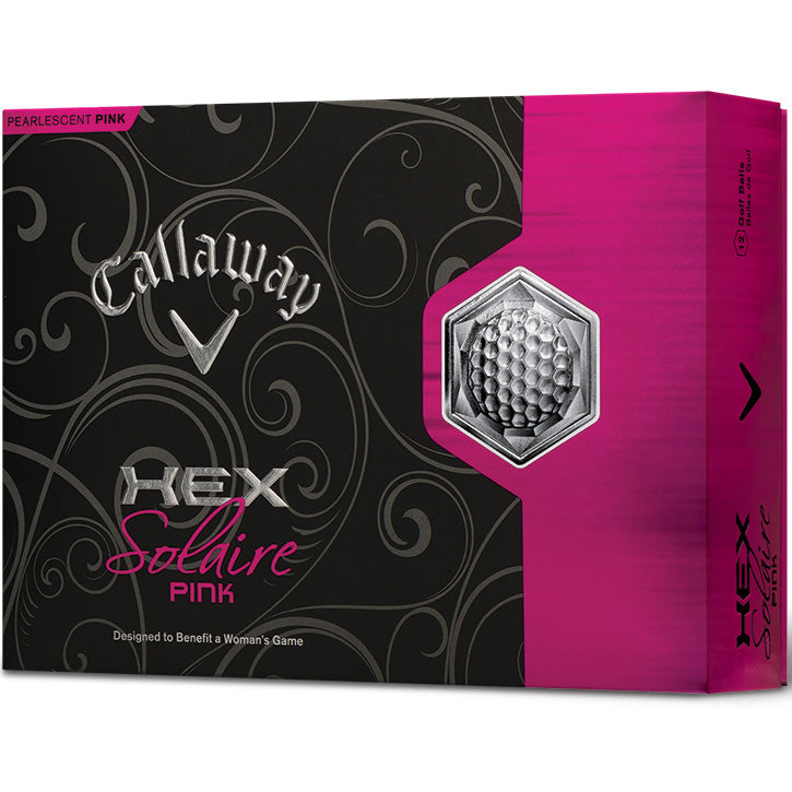 Callaway HEX Solaire Golf Balls (1 Dozen) - Pink
