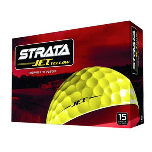 Callaway Strata Jet Golf Balls - Yellow (15 Pack)