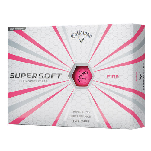 Callaway Supersoft Golf Balls (1 Dozen) - Pink