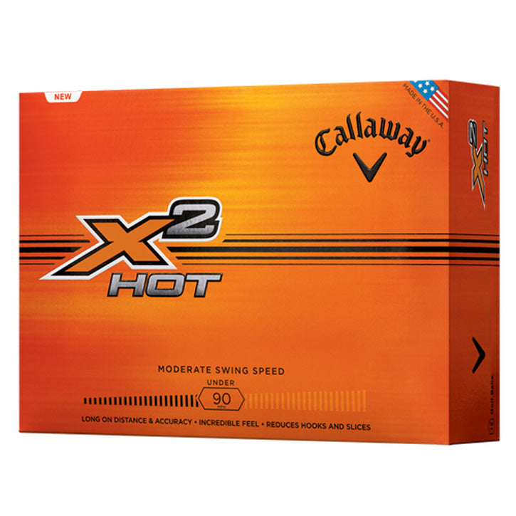 Callaway X2 Hot Golf Balls (1 Dozen) - White