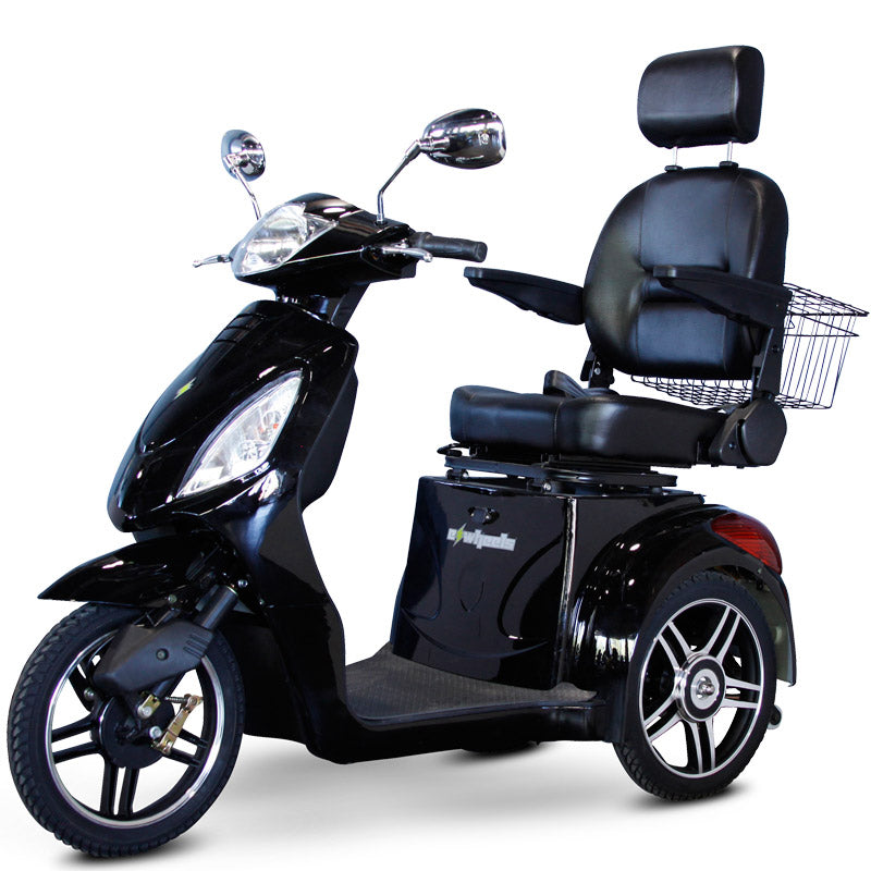 eWheels EW-36 Electric 3-Wheel Mobility Scooter - Black