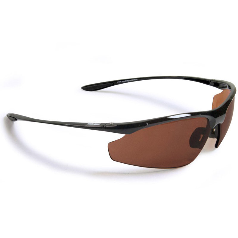 Epoch Eyewear Sunglasses - Epoch 6 - Black Frame / Brown Lens