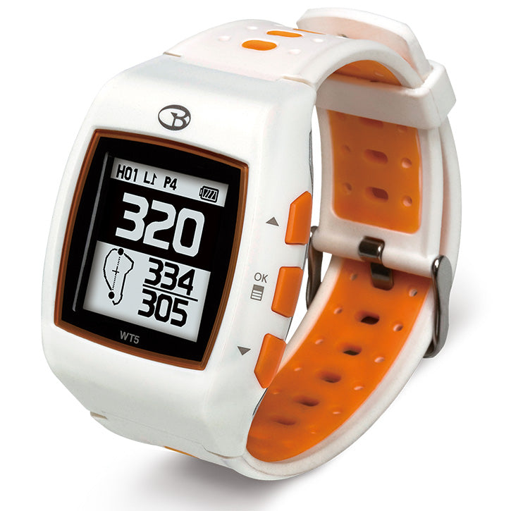Golf Buddy WT5 GPS Golf Watch - White/Orange