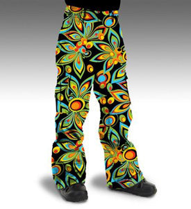 Loudmouth Golf Ski Pants - Shagadelic Black