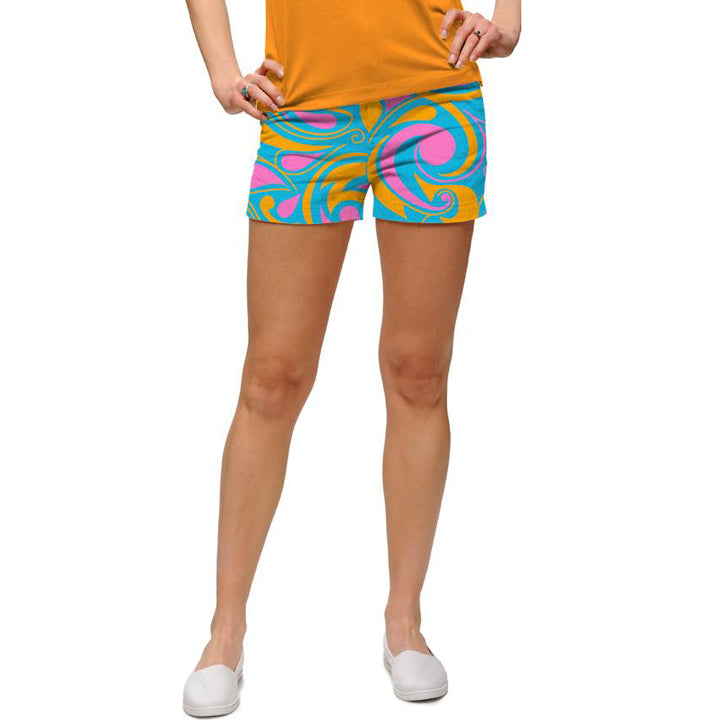 Loudmouth Golf Womens Mini Shorts - Key West