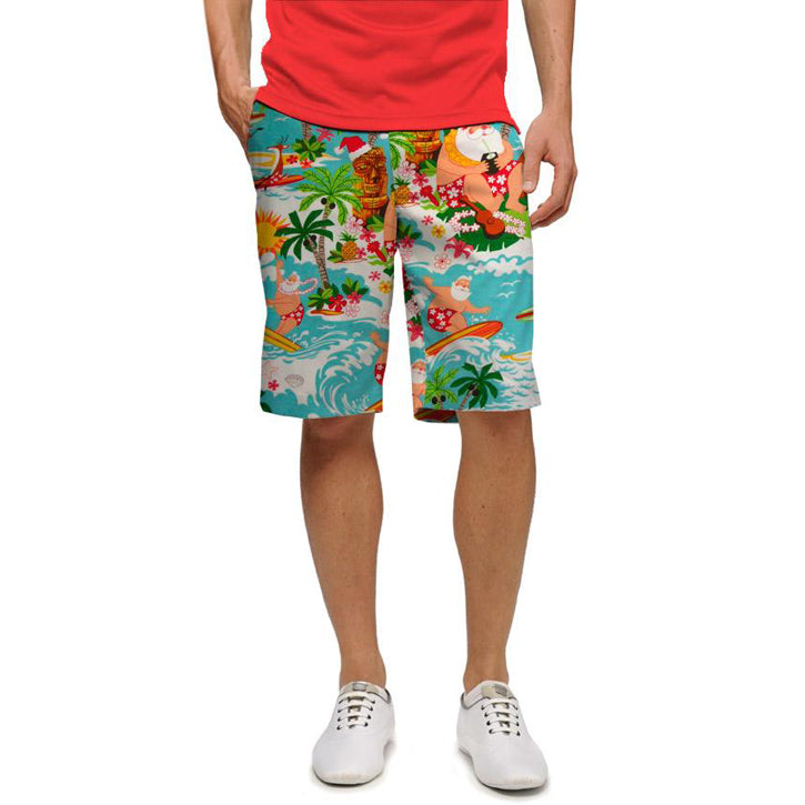 Loudmouth Golf Shorts - Surfin Santas