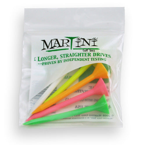 Martini Golf Tees 3.25" - Assorted (5 Pack)