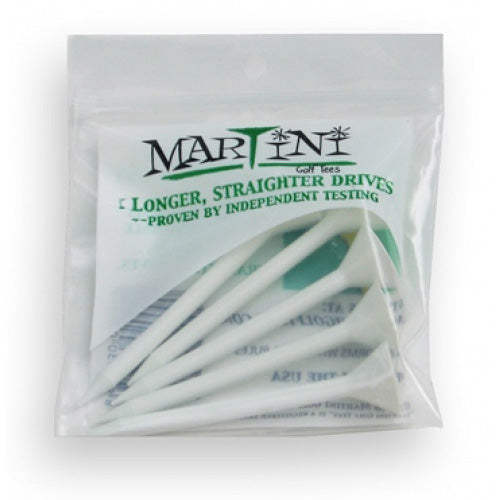 Martini Golf Tees 3.25" - White (5 Pack)