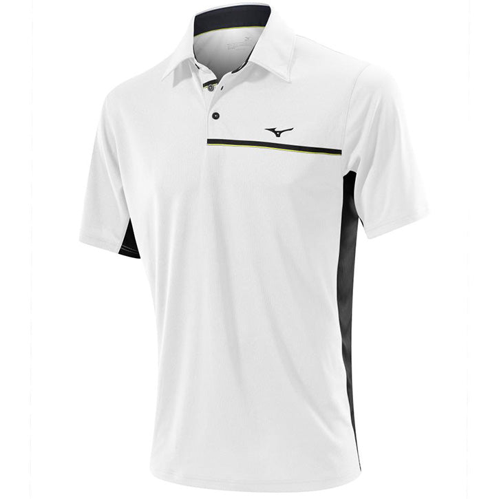 2014 Mizuno Solar Cut Golf Shirt - Mens White