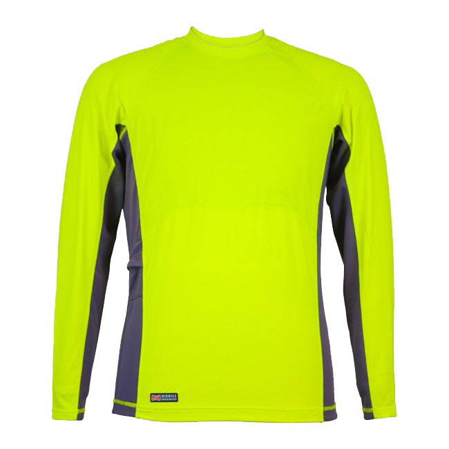 Mobile Warming Longmen Heated Crewneck Shirt - Mens Chartreuse