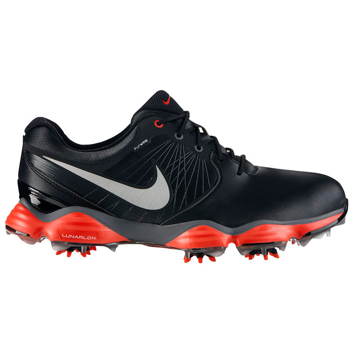 Nike Lunar Control II Golf Shoes - Mens Black/Silver/Crimson