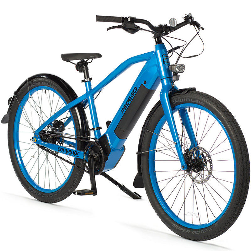 2019 Pedego Conveyor Electric Mid-Drive Bicycle - Blue