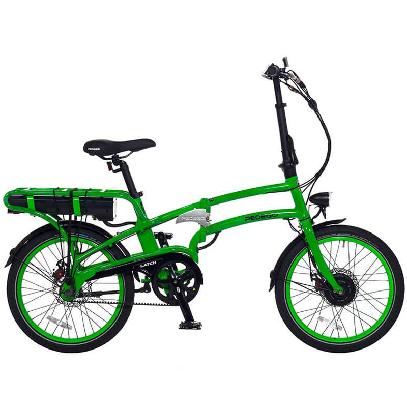 2019 Pedego Latch Folding Electric Bicycle - Lime Green