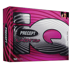 Precept Ladies IQ Plus Golf Balls (1 Dozen) - Pink Personalized