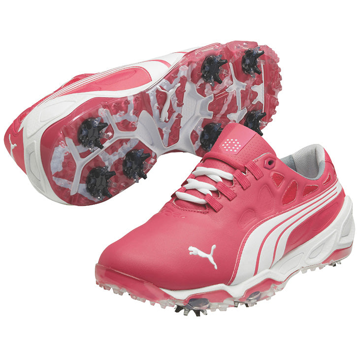 Puma Biofusion Golf Shoes - Mens Beetroot/White