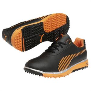 Puma Faas Grip Golf Shoes - Mens Black/Orange