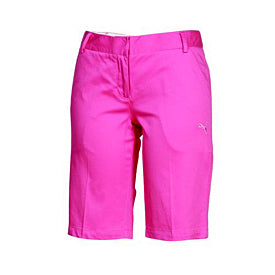 Puma Golf Sateen Bermudas - Womens Shocking Pink