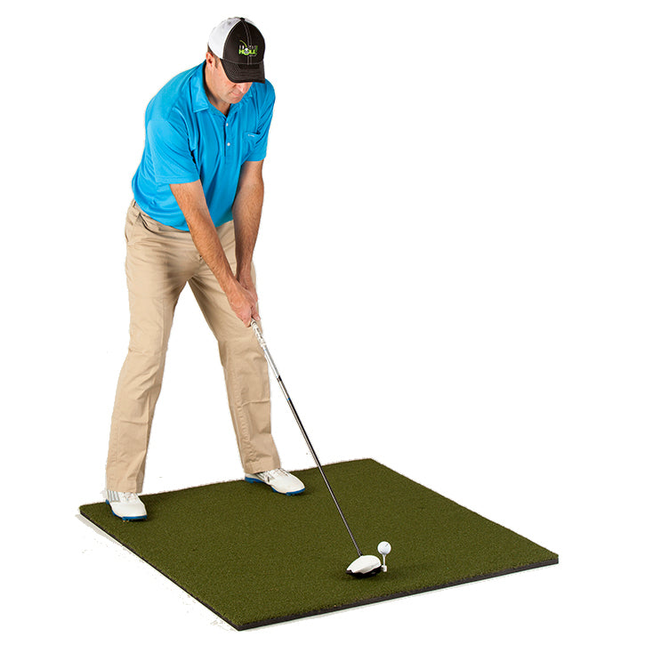 TrueShot TOUR PURE Golf Hitting Mat (4'x4')