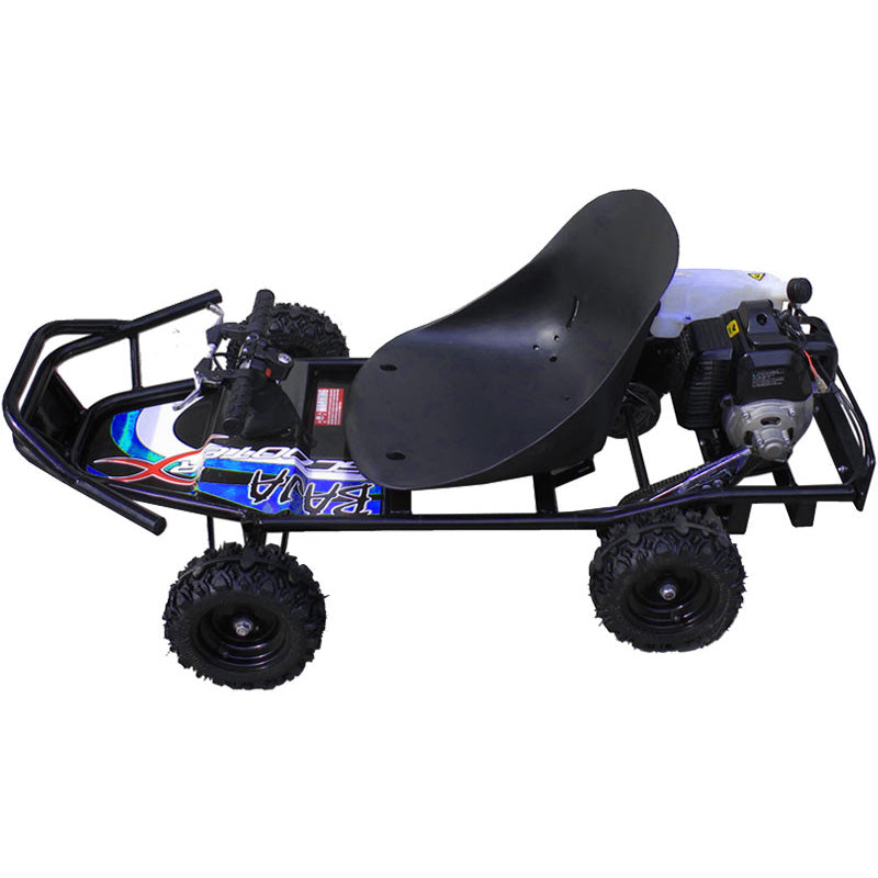 ScooterX Baja Off Road 49cc Gas Go-Kart - Black/Blue
