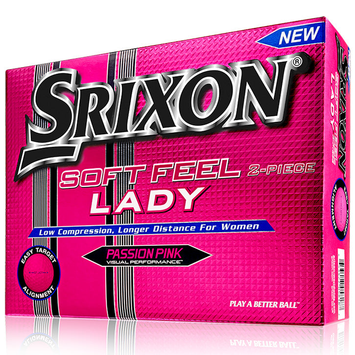 Srixon Soft Feel Lady Golf Balls (1 Dozen) Passion Pink