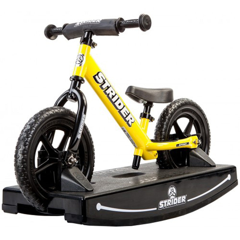 Strider 12 Sport Baby Bundle with Rocking Base - Yellow