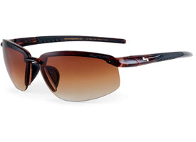 Sundog Bomb Sunglasses - Gradient Brown/Maroon Dye Demi