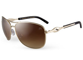 Sundog Freestyle Sunglasses - Brown Flash/Satin Coffee