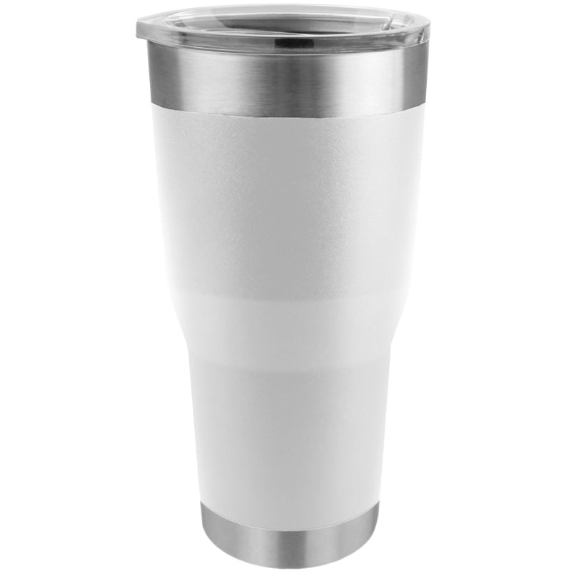 Tempercraft Stainless Steel Insulated Tumbler 28oz - White
