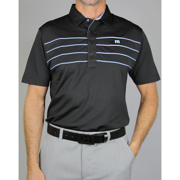 Travis Mathew Highline Golf Polo - Black