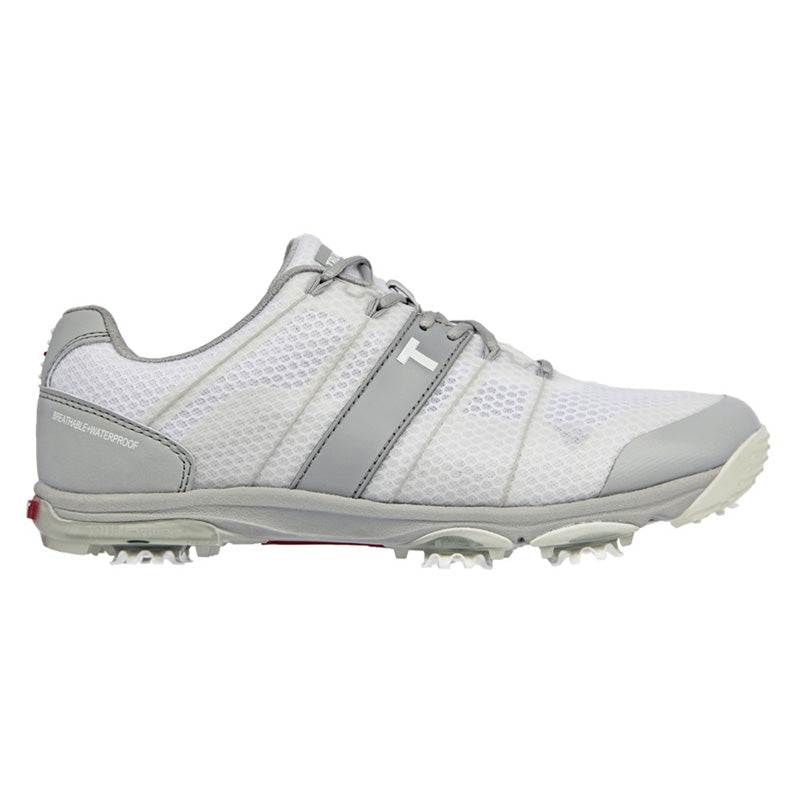 True Linkswear TRUE Elements Pro Golf Shoes - White/Silver