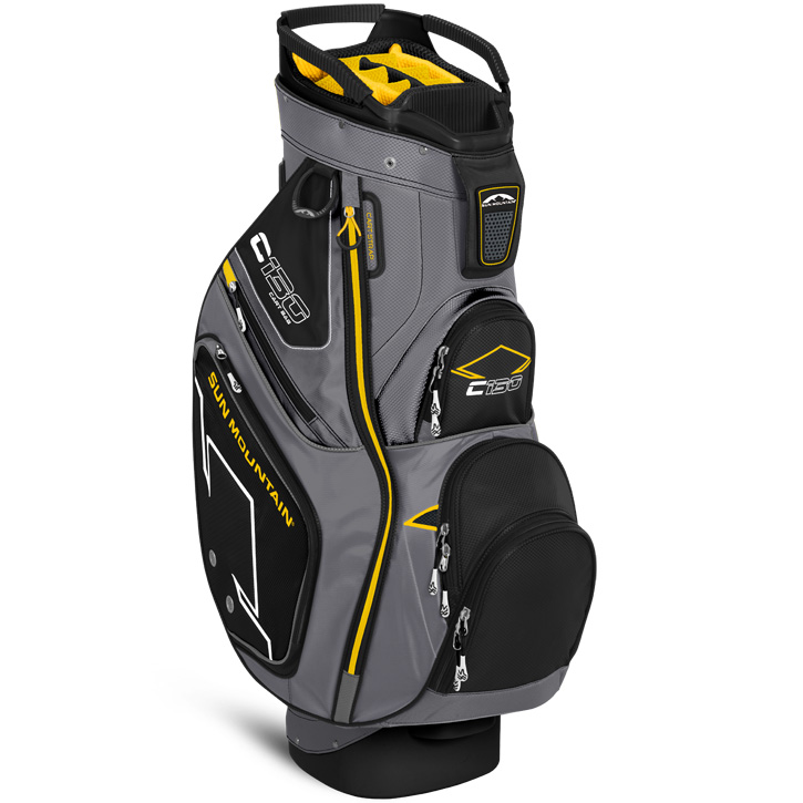 Sun Mountain 2016 C 130 Golf Cart Bag Gray Black Yellow New ...