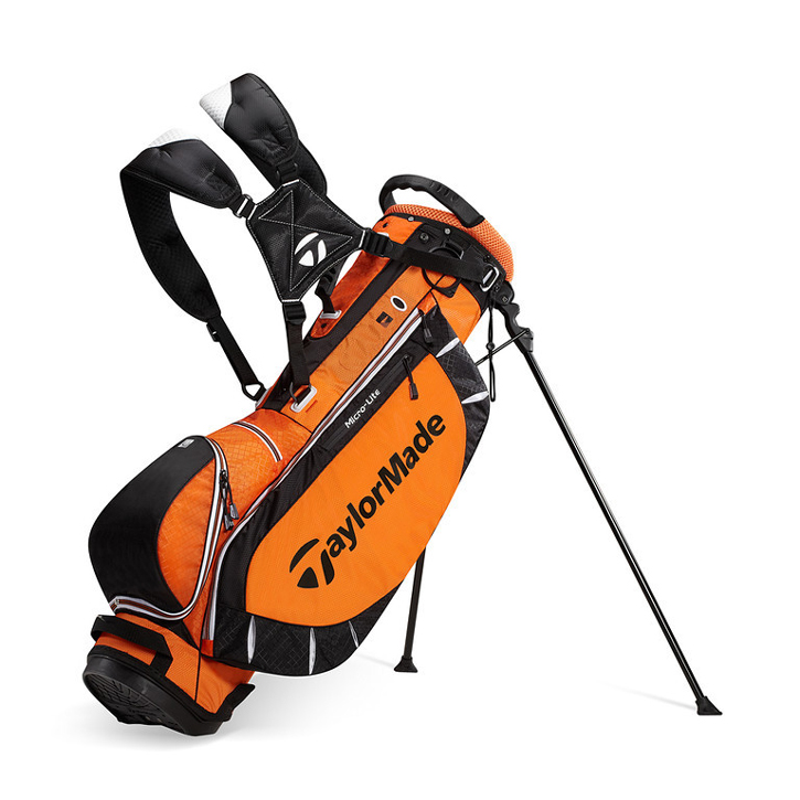 TaylorMade TM TK Orange/Black Stand/Carry store Golf Bag