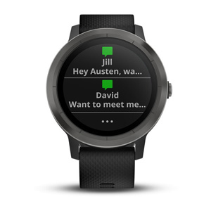 Garmin Vivoactive 3 GPS Smartwatch - Black/Slate at InTheHoleGolf.com