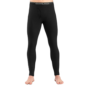 Icebreaker 200 Oasis Leggings with Fly - Mens Black at