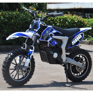 mototec 36v electric dirt bike 500w lithium blue