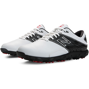 New Balance Minimus LX Golf Shoes Mens White Black at InTheHoleGolf