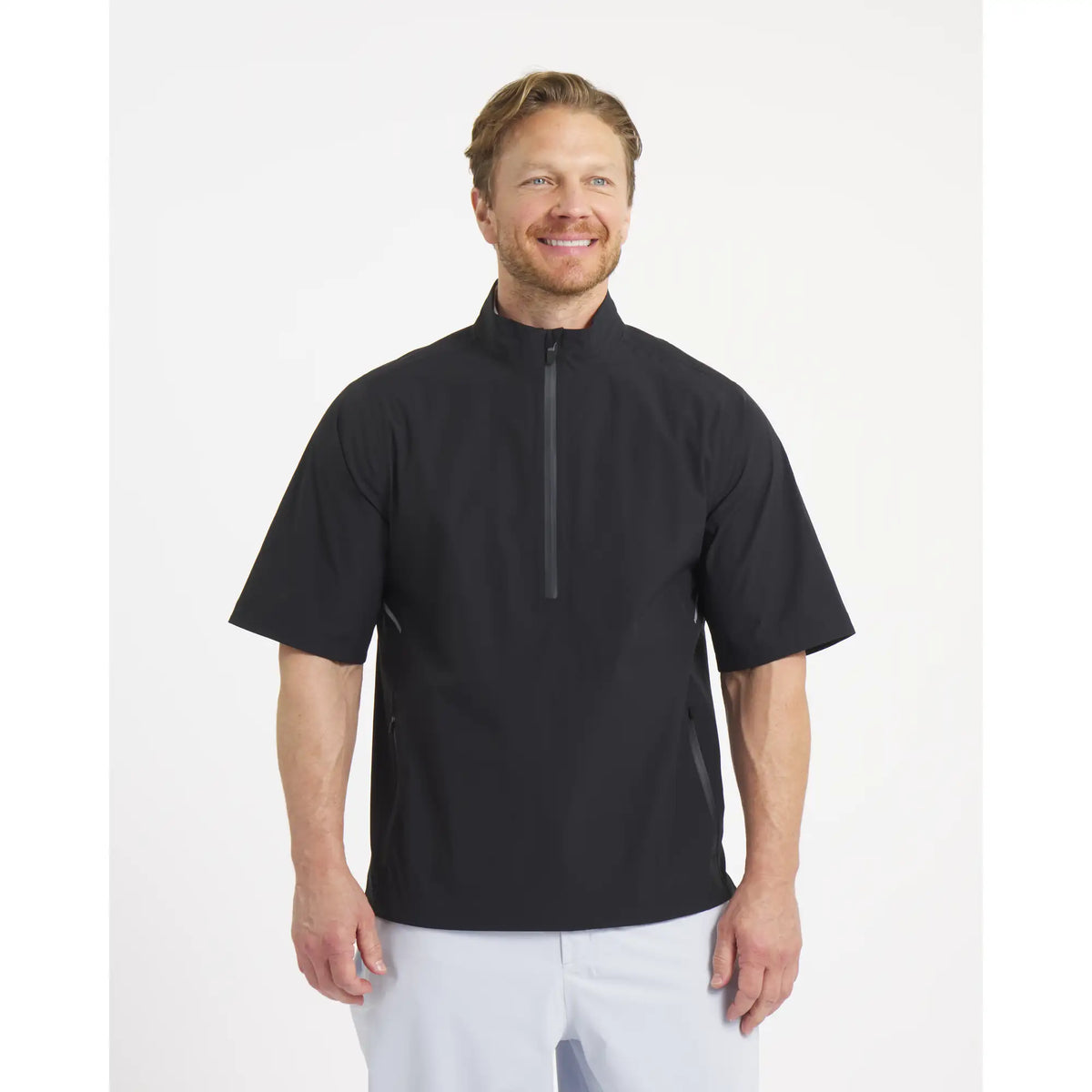 Sun Mountain Stratus SS Quarter-Zip - Men's - Black